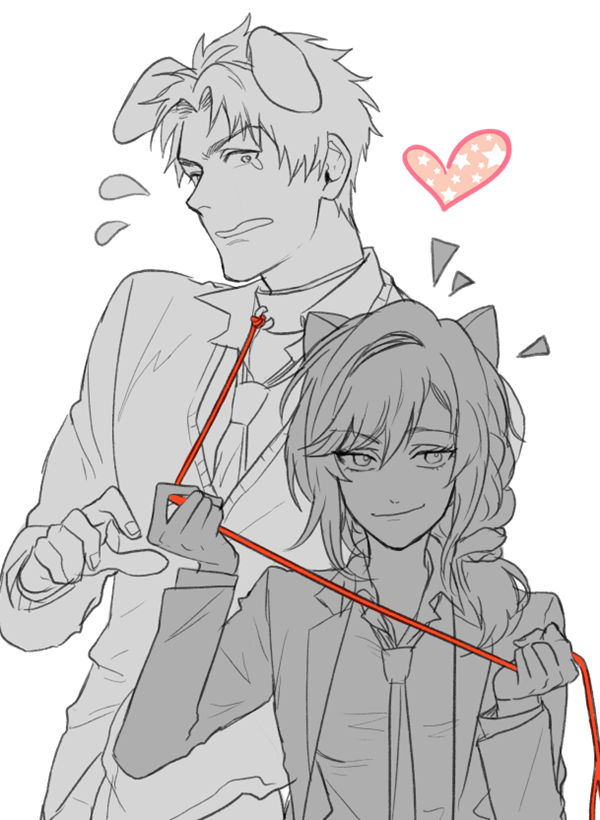 seo yuzuki and wakamatsu hirotaka (gekkan shoujo nozaki-kun) drawn by onegingek