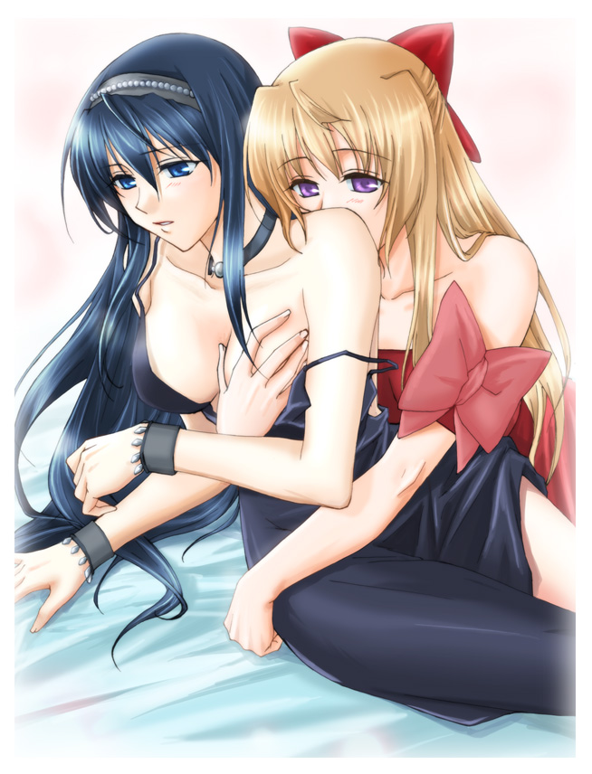 himemiya chikane and kurusugawa himeko (kannazuki no miko) drawn by fervent_idiot