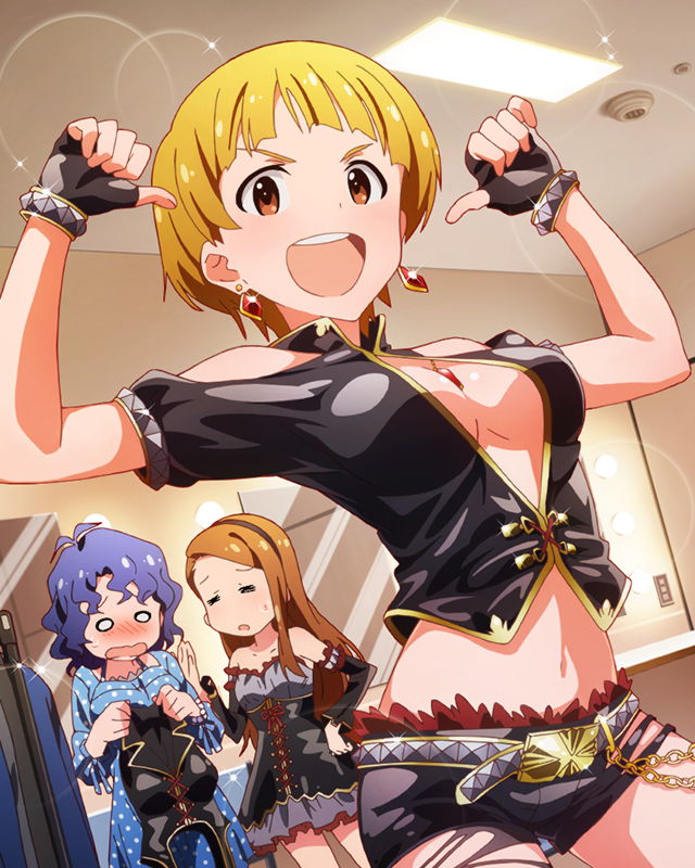 minase iori, toyokawa fuka, and fukuda noriko (idolmaster and 1 more)