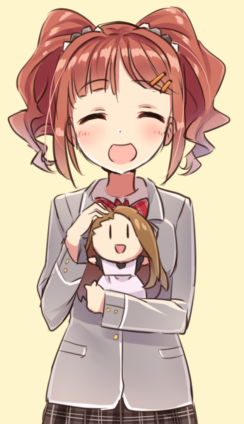 minase iori and takatsuki yayoi (idolmaster and 1 more) drawn by wagashi928