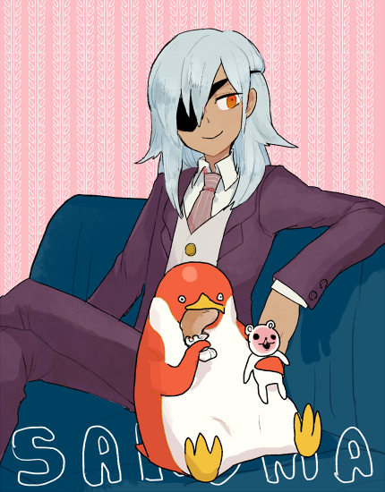 sakuma jirou (inazuma eleven and 1 more) drawn by l_hakase
