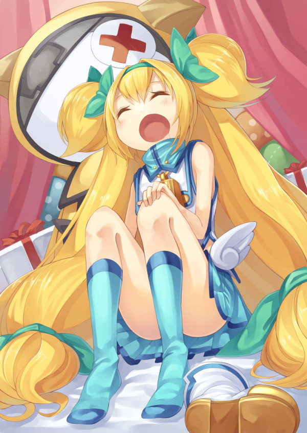 platinum the trinity and jubei (blazblue) drawn by gurasion_(gurasion)