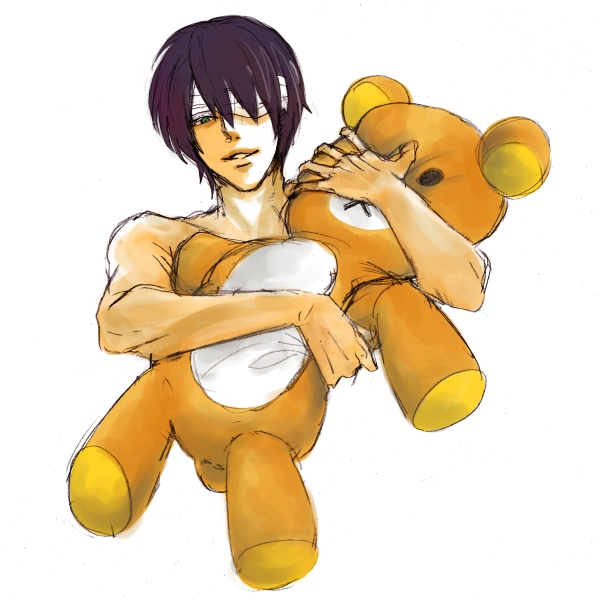 takasugi shinsuke and rilakkuma (gintama and 1 more) drawn by yuiko09