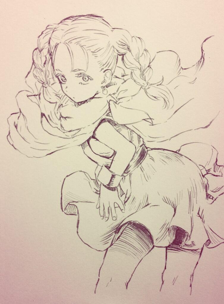 bianca (dragon quest and 1 more) drawn by kotoyama
