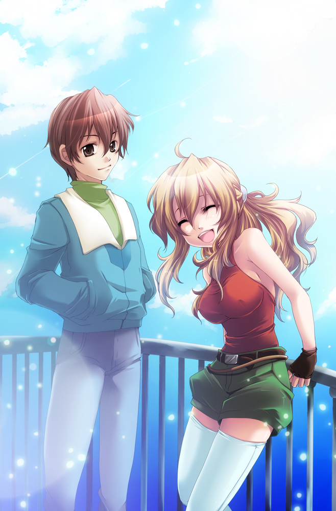 christina sierra and lichtendahl tsery (gundam and 1 more) drawn by takitsume_shino