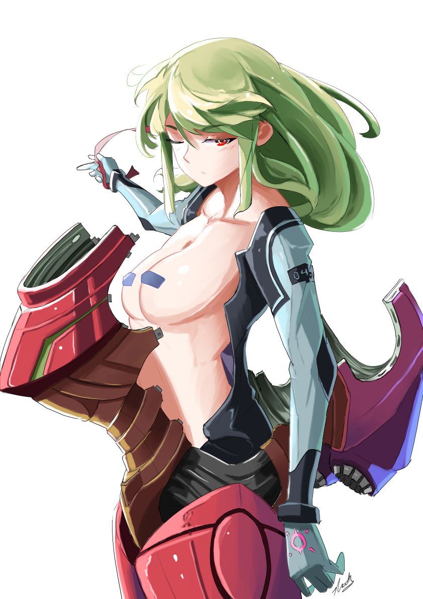 samus aran and justin bailey (metroid) drawn by automatic_giraffe