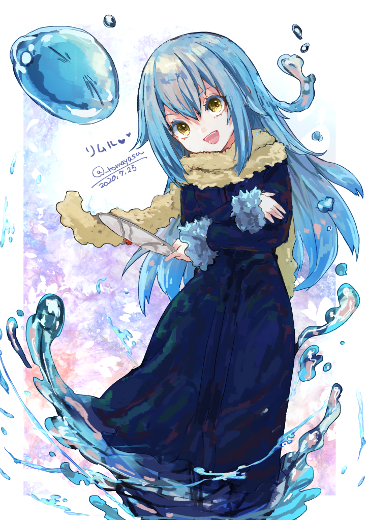 rimuru tempest (tensei shitara slime datta ken) drawn by romayasu