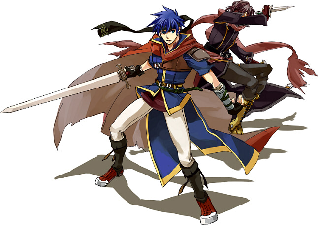 ike and volke (fire emblem and 1 more) drawn by machch