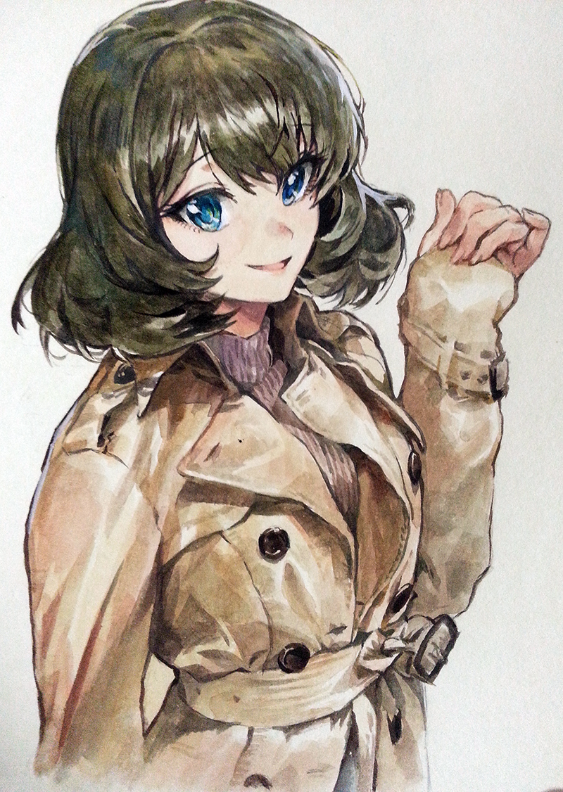 takagaki kaede (idolmaster and 1 more) drawn by modare