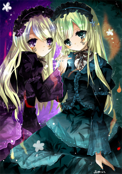 hortense and violette (sound horizon and 1 more) drawn by aquamarine