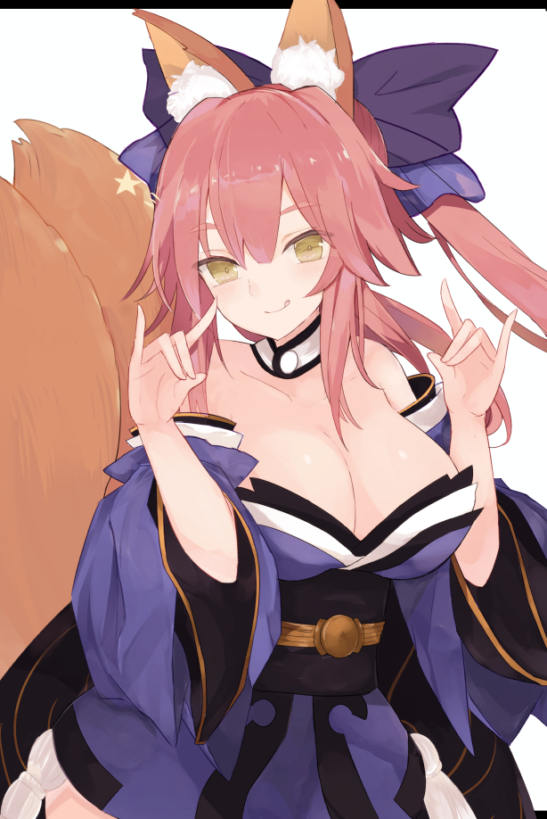 tamamo and tamamo no mae (fate and 1 more) drawn by huuyu_1z