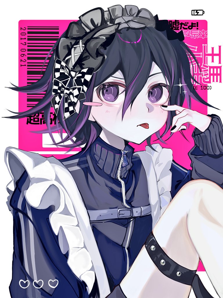 oma kokichi (danganronpa and 1 more) drawn by ronpa_(wqm8x)