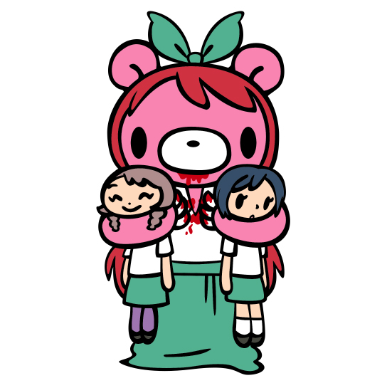 sorano aoi, yamana akane, seto midori, and gloomy bear (inazuma eleven and 2 more) drawn by uppi