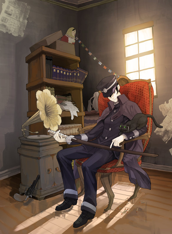kuzunoha raidou and gouto (devil summoner and 1 more) drawn by kyuusugi_toku
