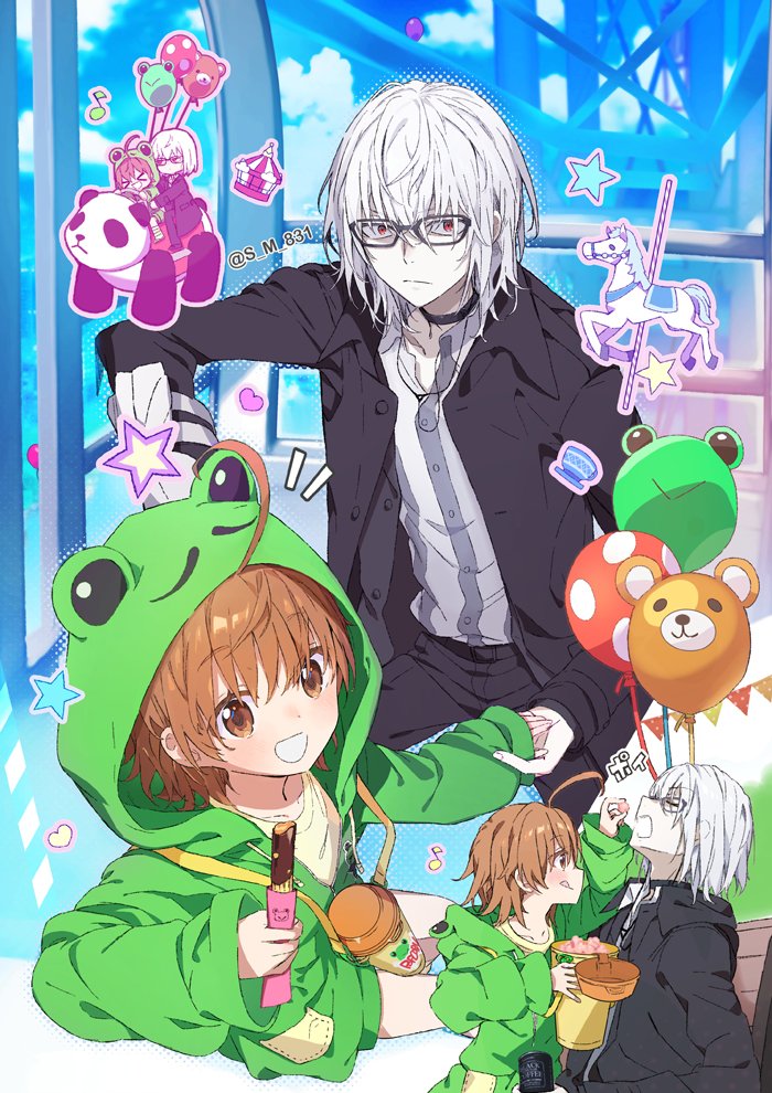 accelerator, last order, gekota, and pyonko (toaru majutsu no index) drawn by s_m_831