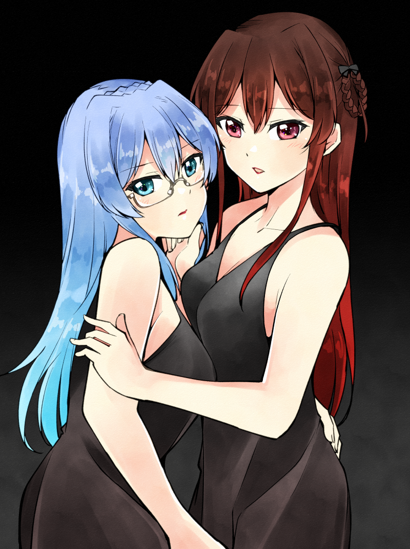 maruyama akane and tachikawa ayaka (22/7) drawn by trefle_r