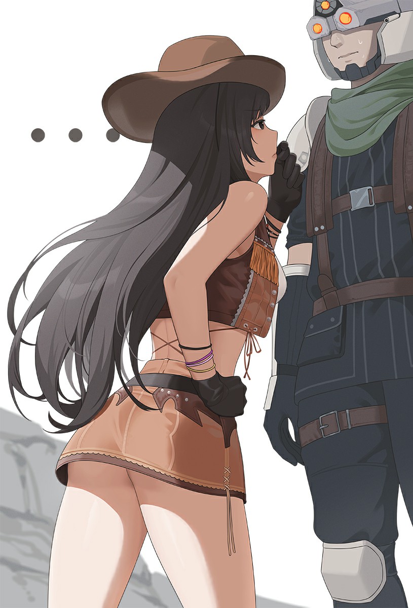 tifa lockhart, cloud strife, and shinra infantry (final fantasy and 4 more) drawn by wangxiii