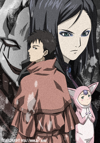 re-l mayer, pino, vincent law, and ergo proxy (ergo proxy) drawn by midori_(searchlight)