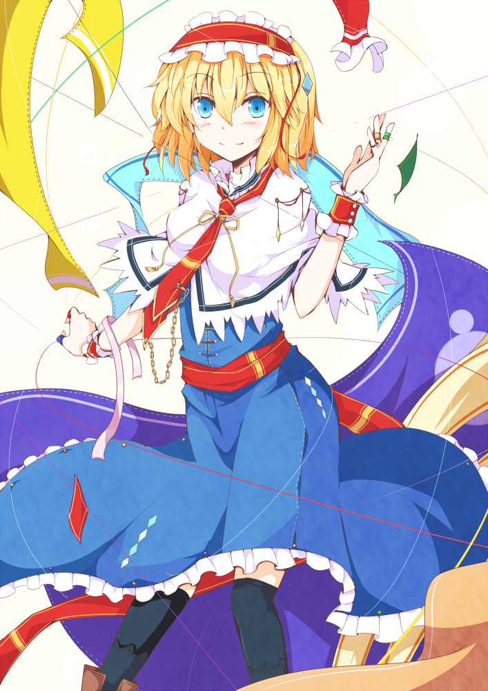 alice margatroid (touhou) drawn by chata_maru_(irori_sabou)