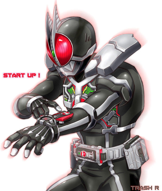 kamen rider faiz (kamen rider and 1 more) drawn by huujyu
