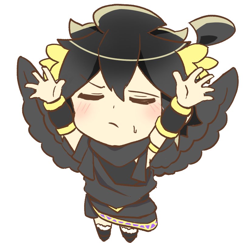 dark pit (kid icarus and 1 more) drawn by waffuum