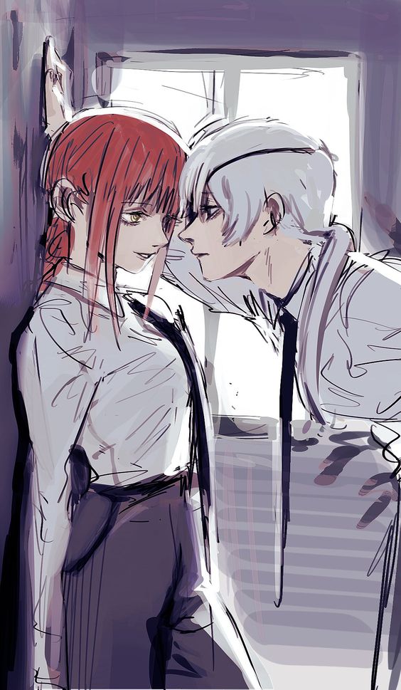 makima and quanxi (chainsaw man) drawn by kamo_(kamonegioisi)