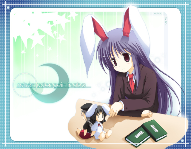 reisen udongein inaba, inaba tewi, and yagokoro eirin (touhou) drawn by mitamano