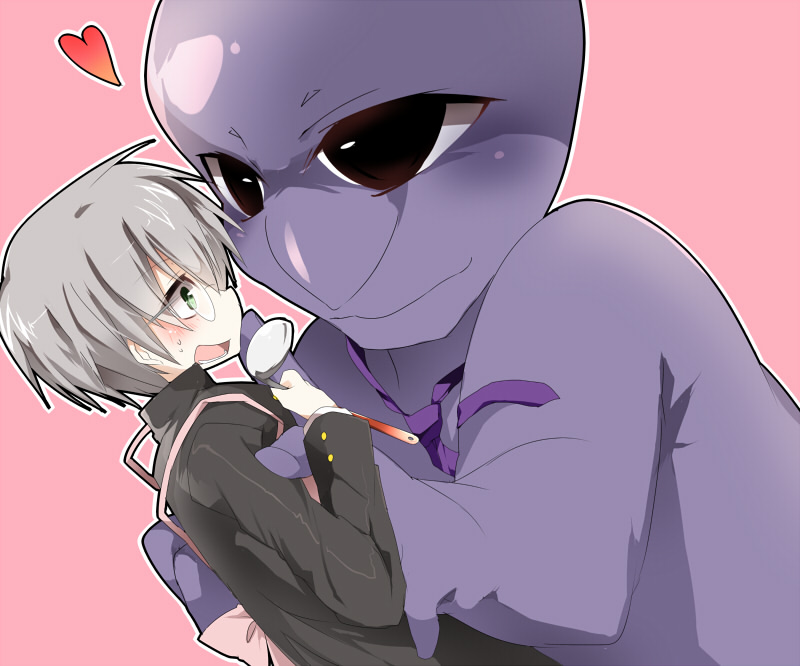 the oni and hiroshi (ao oni) drawn by emia_(castilla)