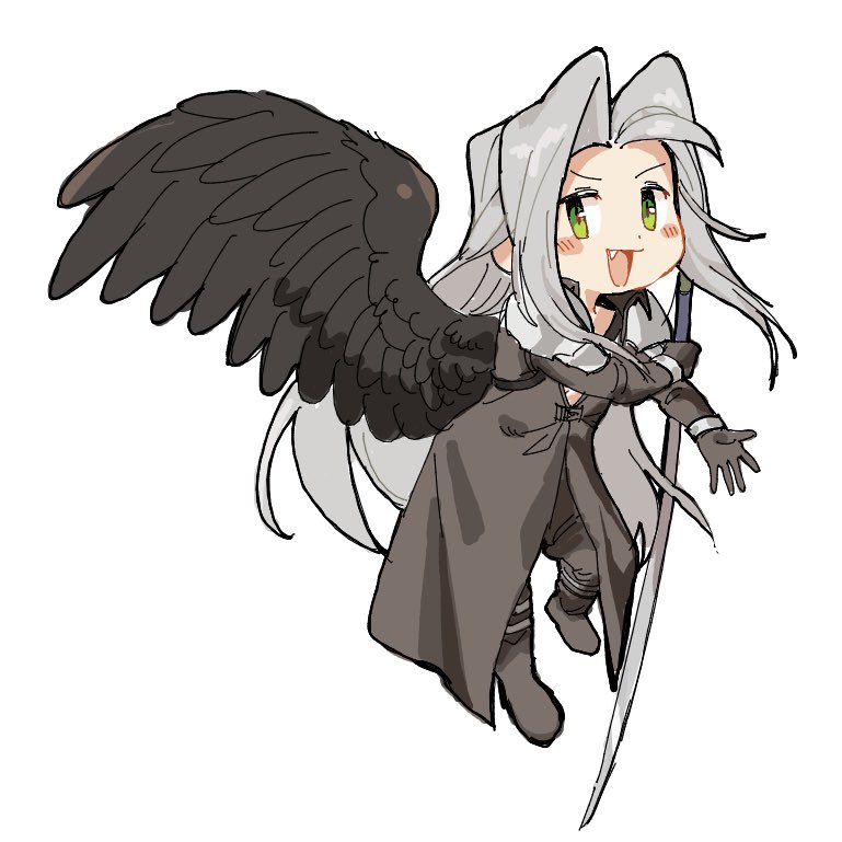 sephiroth (final fantasy and 1 more) drawn by hattouissenbaka