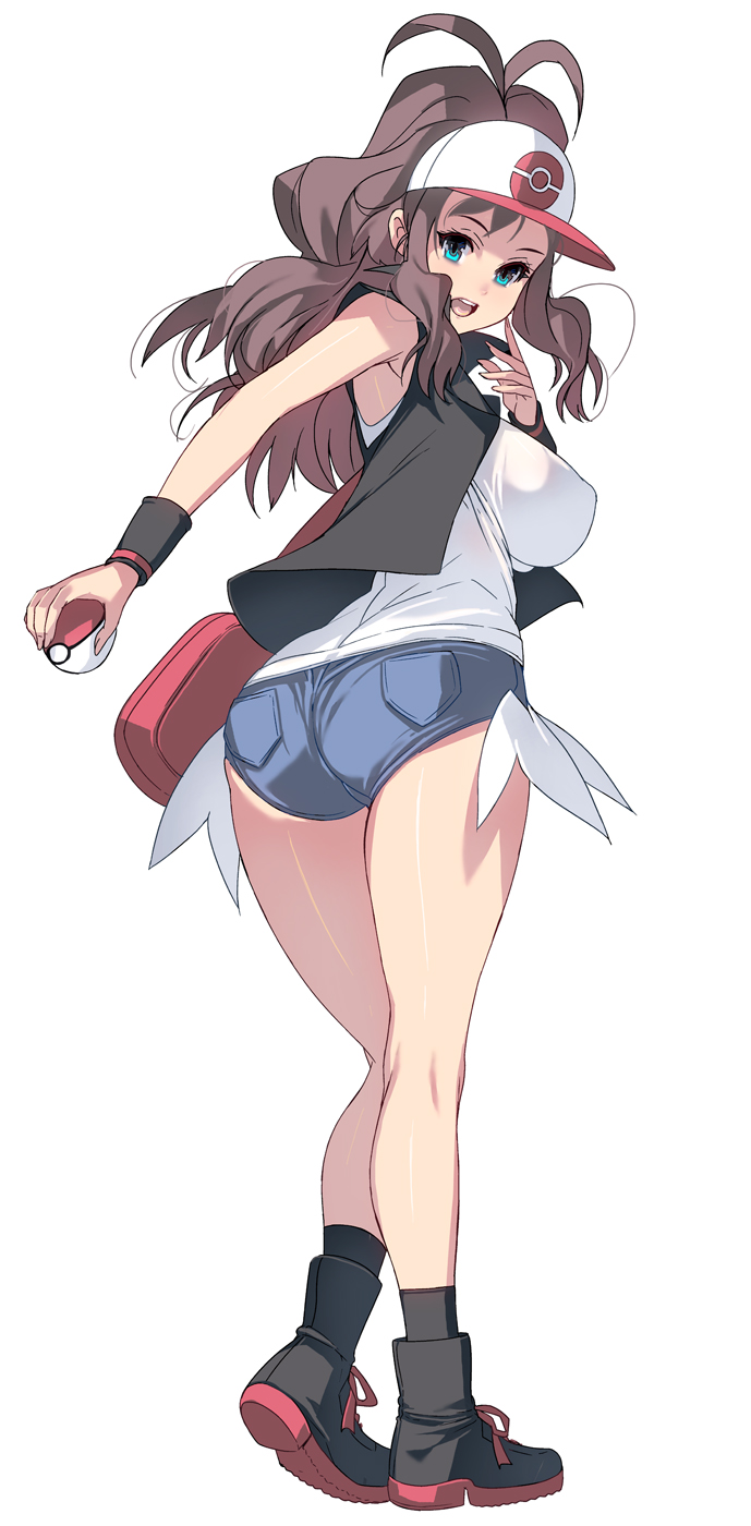 hilda (pokemon and 1 more) drawn by kouno_(masao)