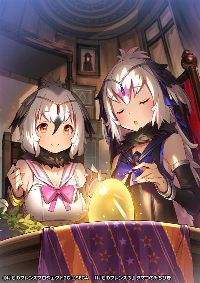 ostrich and greater rhea (kemono friends and 1 more) drawn by popqn