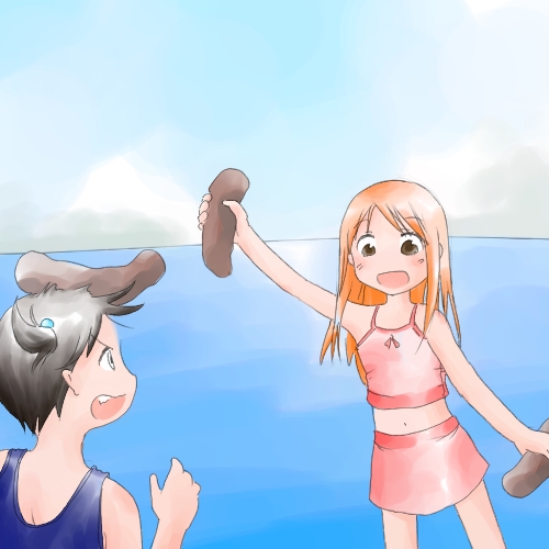 itou chika and matsuoka miu (azumanga daioh and 1 more) drawn by sasa90