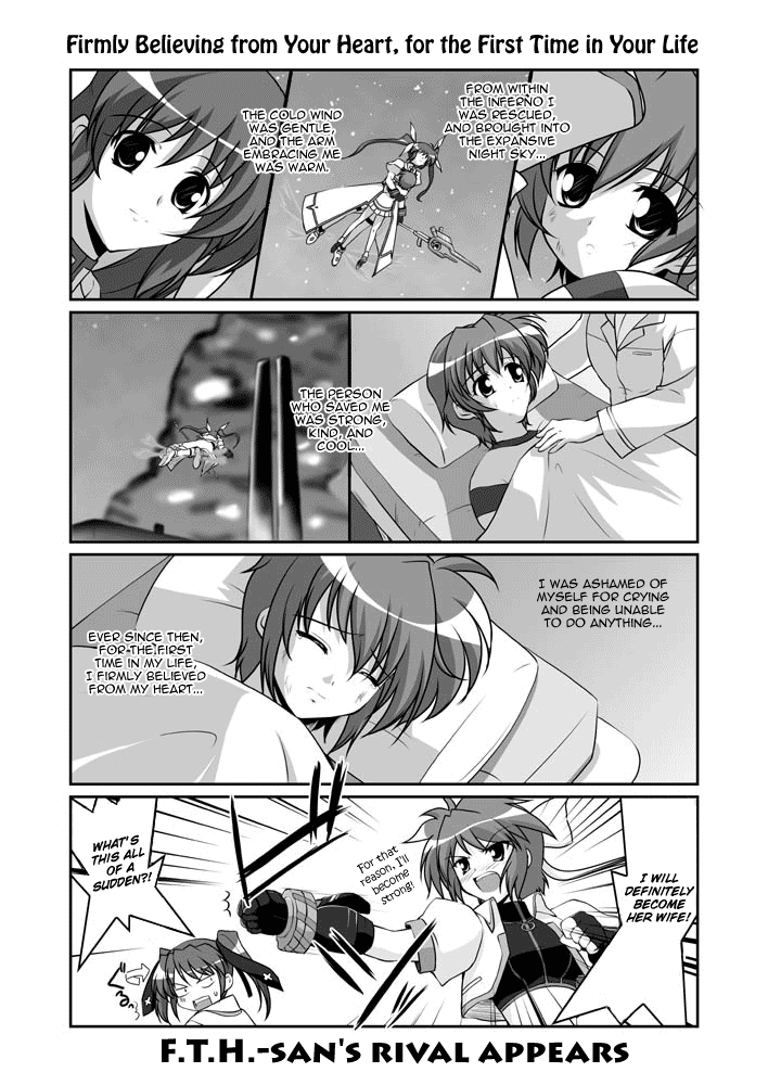 subaru nakajima and teana lanster (lyrical nanoha and 1 more) drawn by mikage_takashi