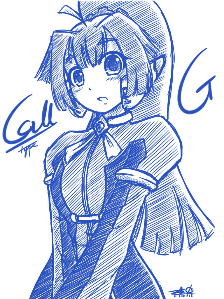 call and call g (mighty no. 9) drawn by zilhouette