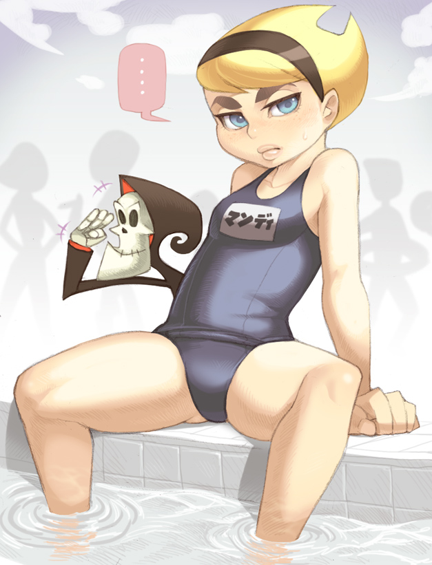 death and mandy (the grim adventures of billy & mandy) drawn by maou_alba