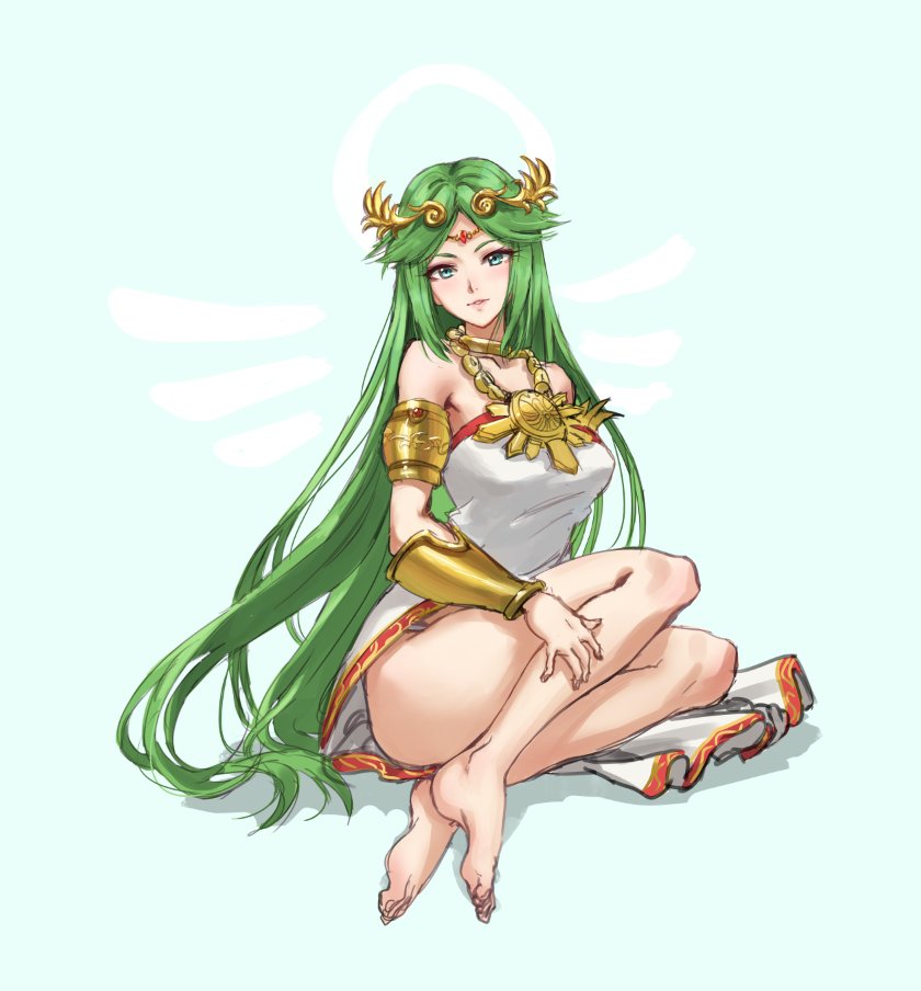 palutena (kid icarus and 1 more) drawn by athenawyrm