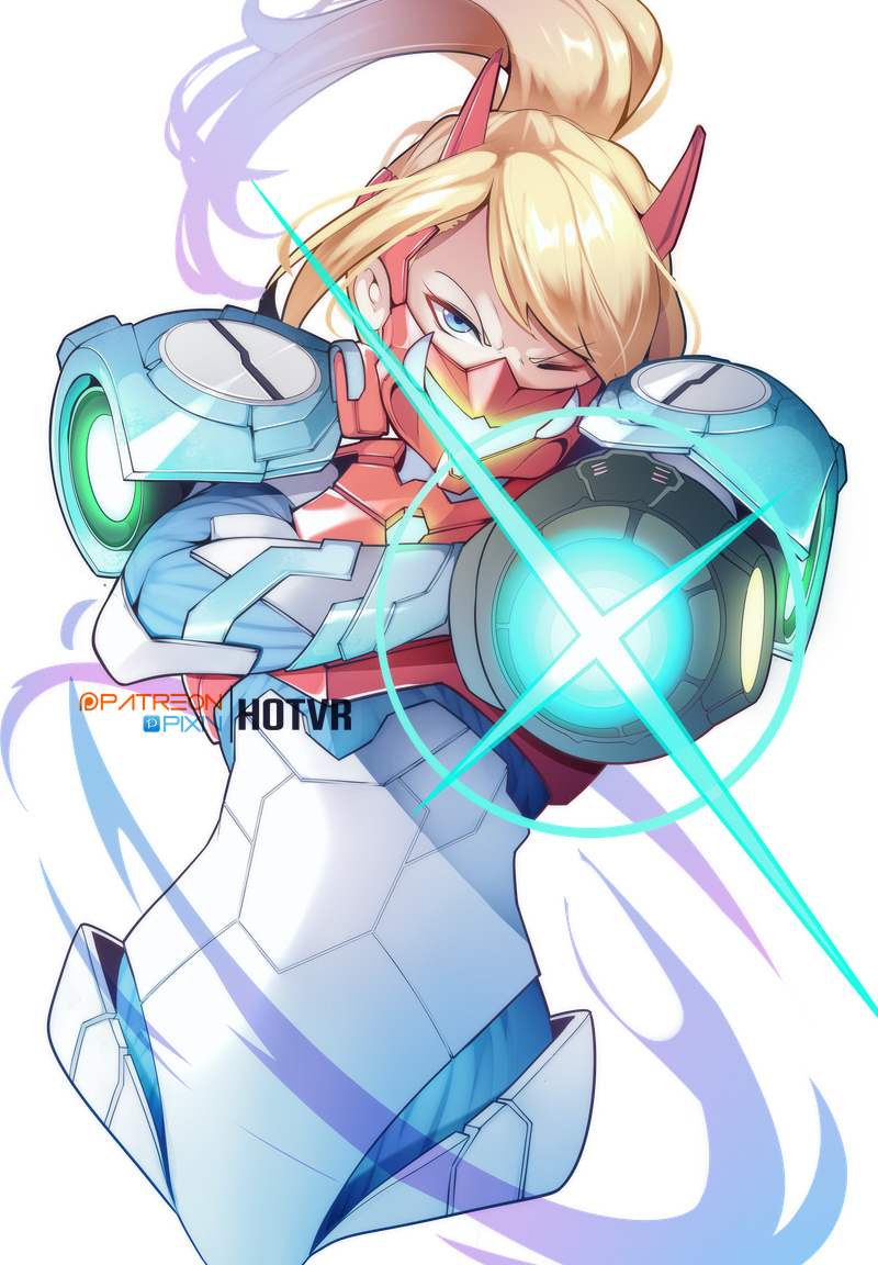 samus aran (metroid and 1 more) drawn by hot_vr