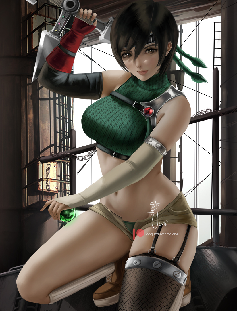 yuffie kisaragi (final fantasy and 2 more) drawn by wei_(promise_0820)