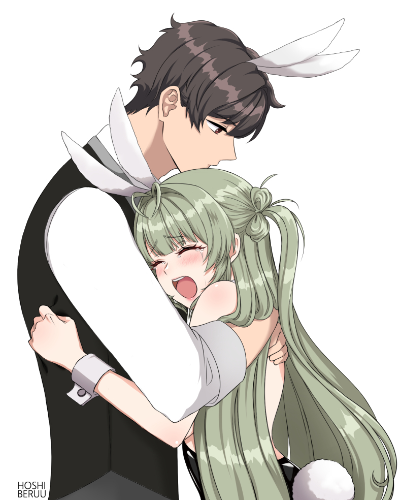 commander and soda (goddess of victory: nikke) drawn by hoshiberuu