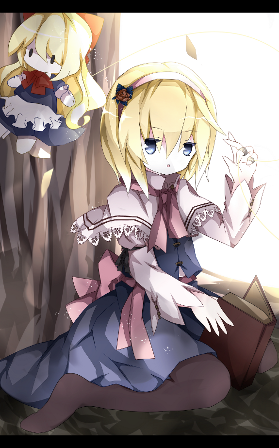 alice margatroid and shanghai doll (touhou) drawn by nekokyu