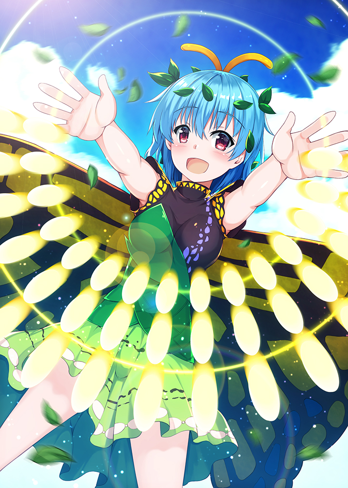 eternity larva (touhou and 1 more) drawn by kouzuki_tsubasa_(musou_kaidou)