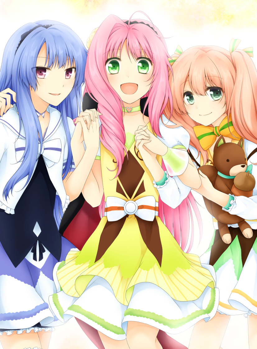 hanabusa kokoro, oikawa momosuke, ricky, and kagurazaka runa (i-chu) drawn by doutika