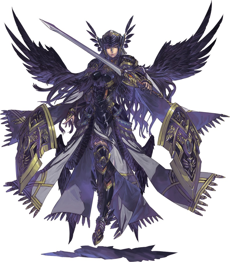 hrist valkyrie (valkyrie profile and 1 more) drawn by kazama_raita