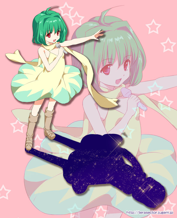ranka lee (macross and 1 more) drawn by omuni