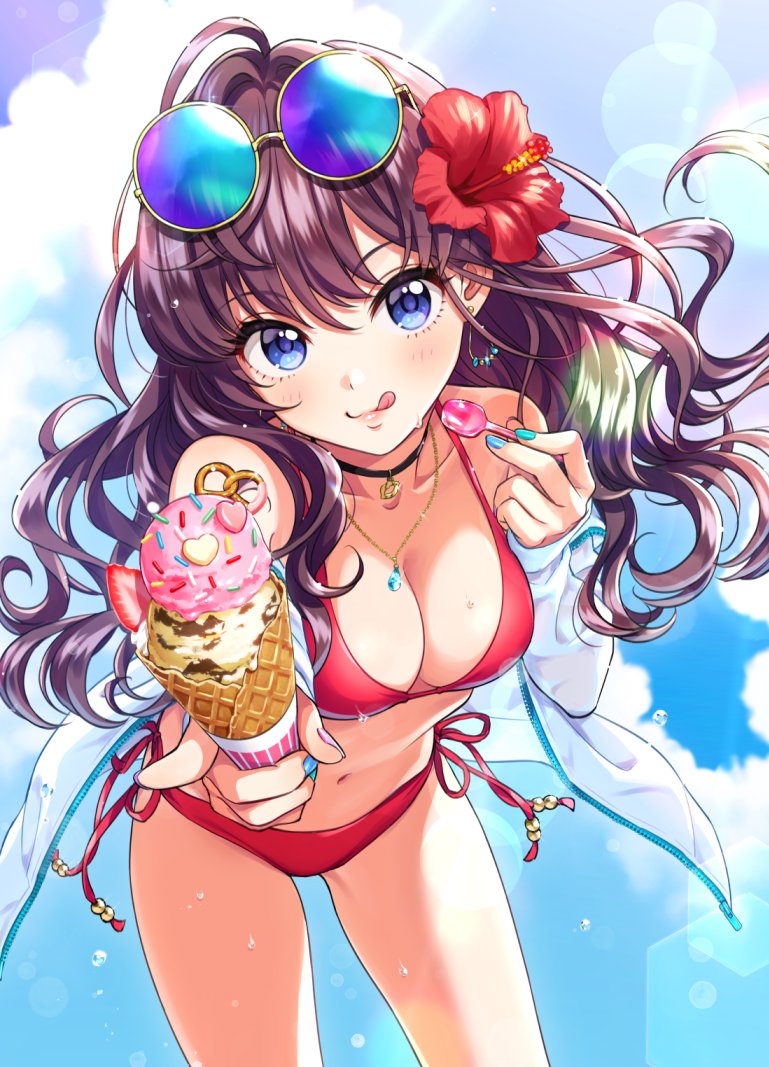 ichinose shiki (idolmaster and 1 more) drawn by morikura_en