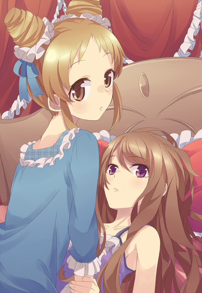 shibuki ran and arisugawa otome (aikatsu!) drawn by ponekusan
