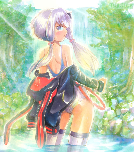yuzuki yukari (vocaloid and 1 more) drawn by mayo_riyo
