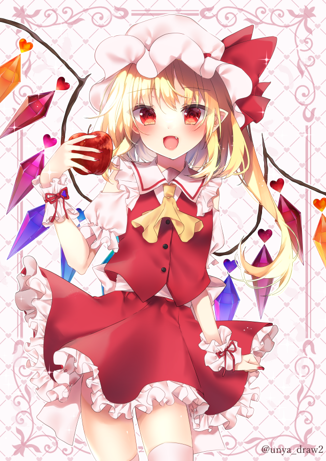 flandre scarlet (touhou) drawn by chisiro_unya_(unya_draw)