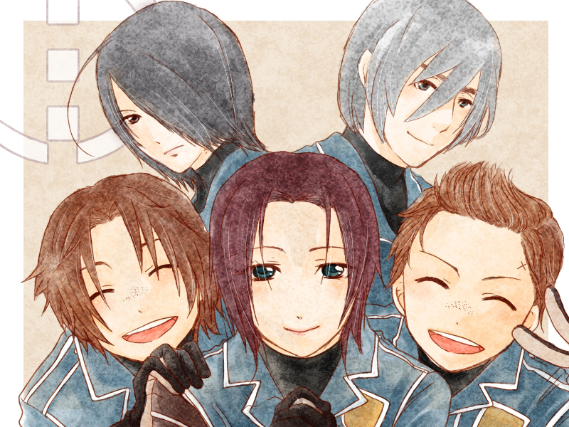 marina wulfstan, oscar bielert, emile bielert, catherine o'hara, and cezary regard (senjou no valkyria and 1 more) drawn by minoharu