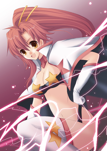 yoko littner and space yoko (tengen toppa gurren lagann and 1 more) drawn by aisa_naru